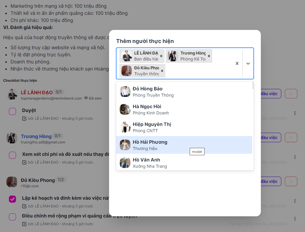 Bo sung nguoi thuc hien