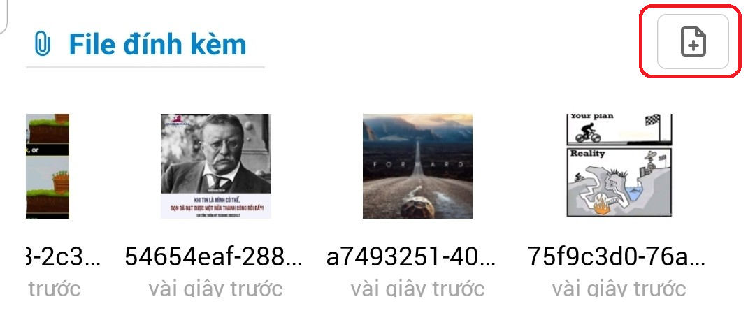 nut them dinh kem tren mobile app