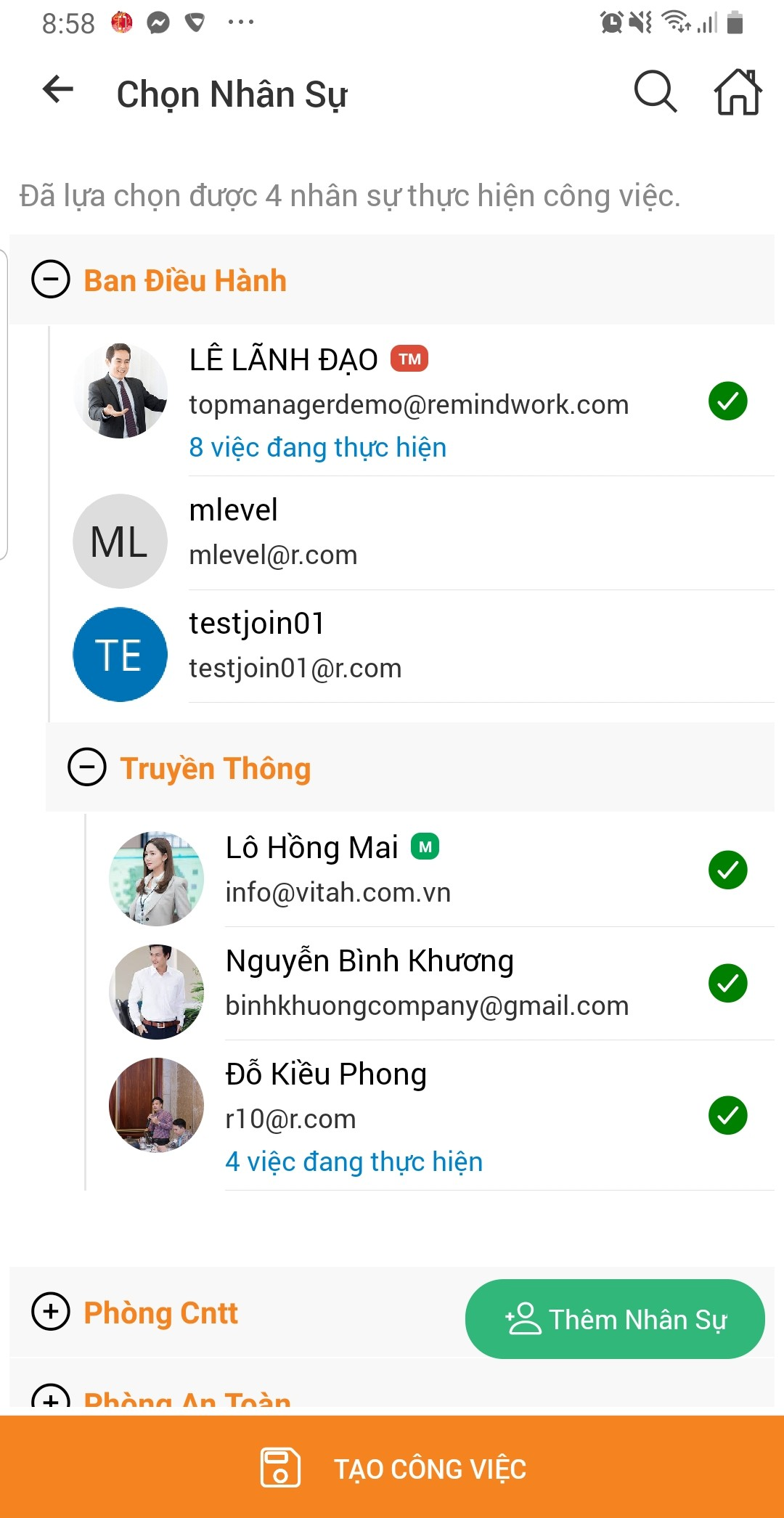 them nguoi thục hien cong viec tren mobile app