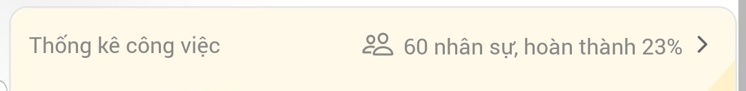 do luong ti le hoan thanh ca to chuc tren mobile app