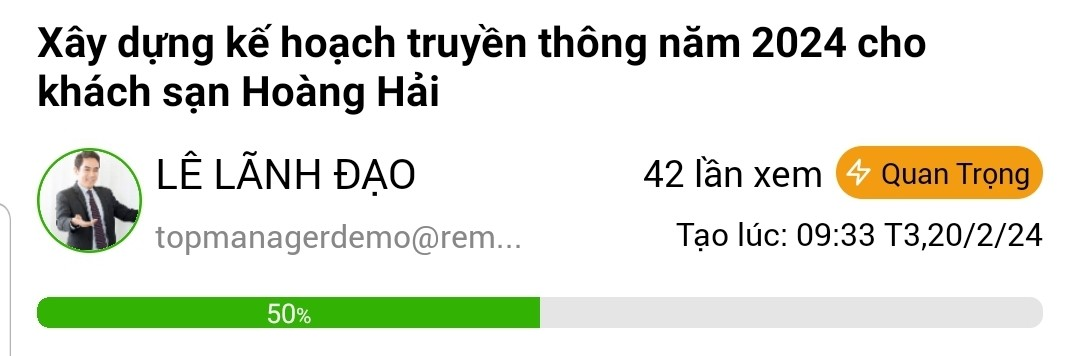 theo doi tien do cong viec tren mobile app